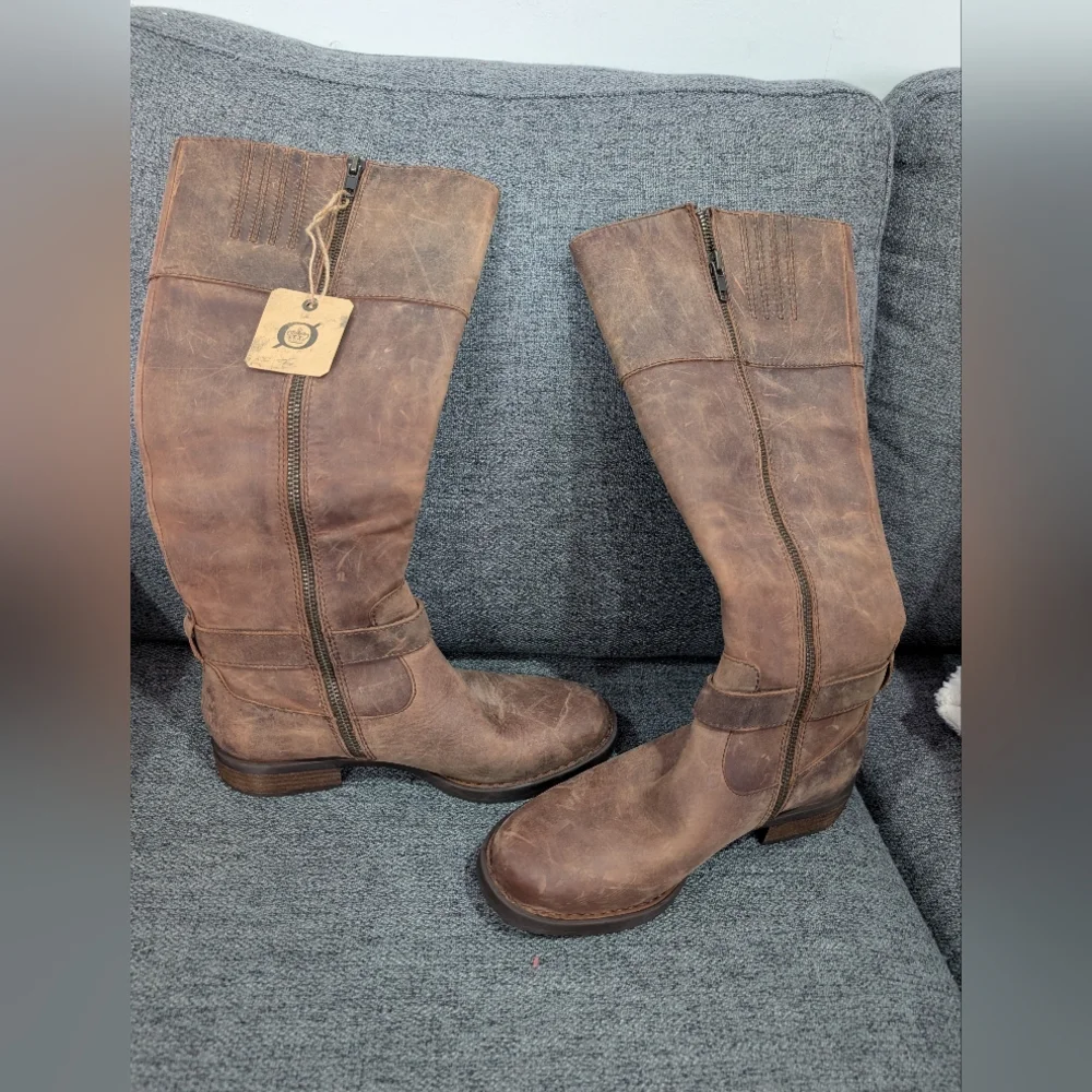 Born Braydon II Women's Brown Leather Boots
